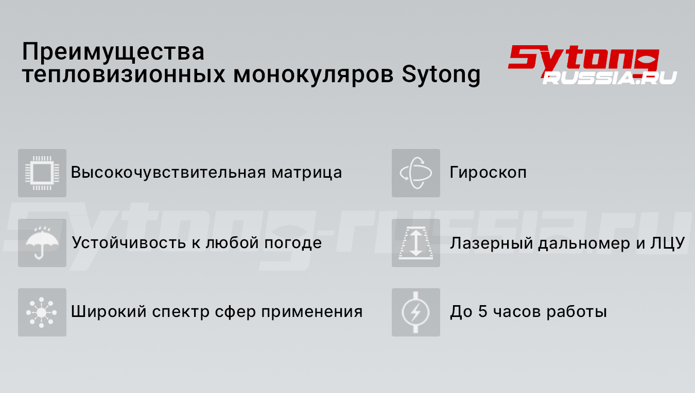 Преимущества тепловизионных монокуляров Sytong